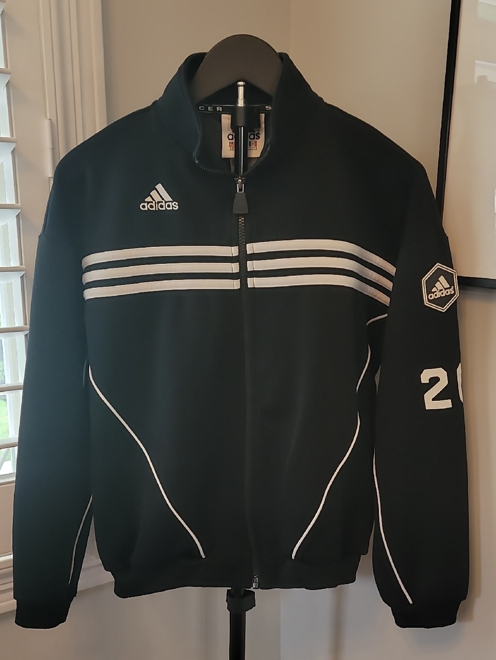 Women's Adidas Large Soccer/Track Full Zip Jacket